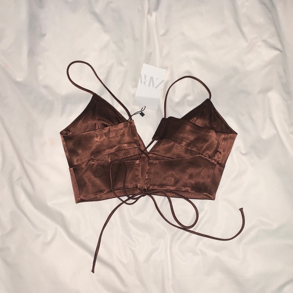 Zara blogger NWT 2 piece style bundle top + Jean - Picture 3 of 5